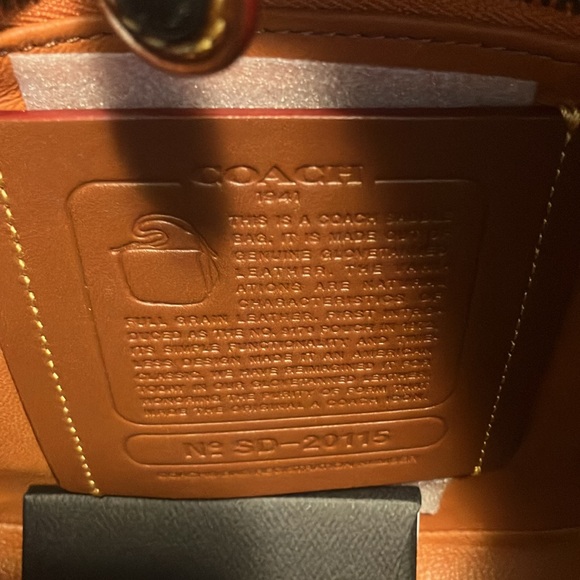 NWT! Coach saddle bag Smooth butter leather 2 set-1941 collection bag - Picture 12 of 12